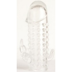 Насадка на пенис TOYFA, TPE, прозрачный, 13 см 10404433 Насадка на пенис TOYFA, TPE, прозрачный, 13 см 10404433