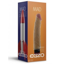 Реалистичный мультискоростной вибратор без мошонки Mad Rocket - 20,5 см. Реалистичный мультискоростной вибратор без мошонки Mad Rocket - 20,5 см.