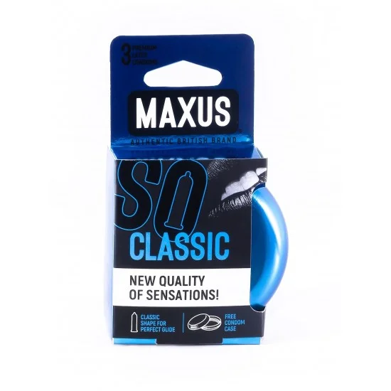 Презервативы MAXUS Классические в железном кейсе № 3, 18 см Maxus Презервативы MAXUS Классические в железном кейсе № 3, 18 см Maxus
