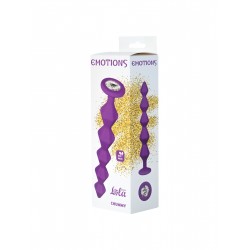 Фиолетовая анальная цепочка с кристаллом Chummy - 16 см. Фиолетовая анальная цепочка с кристаллом Chummy - 16 см.