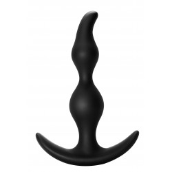 Чёрная анальная пробка Bent Anal Plug Black - 13 см. Чёрная анальная пробка Bent Anal Plug Black - 13 см.
