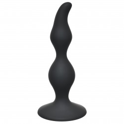 Чёрная анальная пробка Curved Anal Plug Black - 12,5 см. Чёрная анальная пробка Curved Anal Plug Black - 12,5 см.