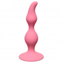 Розовая анальная пробка Curved Anal Plug Pink - 12,5 см. Розовая анальная пробка Curved Anal Plug Pink - 12,5 см.
