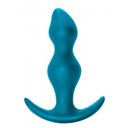 Бирюзовая фигурная анальная пробка Fantasy - 12,5 см. Бирюзовая фигурная анальная пробка Fantasy - 12,5 см.
