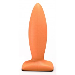 Телесный анальный стимулятор Streamline Plug - 10 см. Телесный анальный стимулятор Streamline Plug - 10 см.