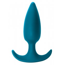 Бирюзовая анальная пробка Delight - 10,5 см. Бирюзовая анальная пробка Delight - 10,5 см.