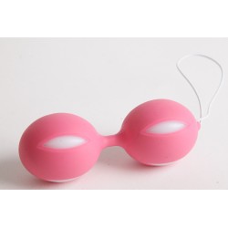 Розово-белые вагинальные шарики  Розово-белые вагинальные шарики