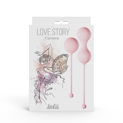 Набор розовых вагинальных шариков Love Story Carmen Набор розовых вагинальных шариков Love Story Carmen