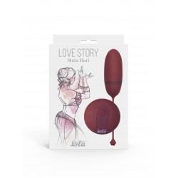 Бордовое виброяйцо Mata Hari с пультом ДУ Бордовое виброяйцо Mata Hari с пультом ДУ