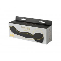 Черный двусторонний вибромассажер Heating Wand с нагревом - 22 см. Черный двусторонний вибромассажер Heating Wand с нагревом - 22 см.