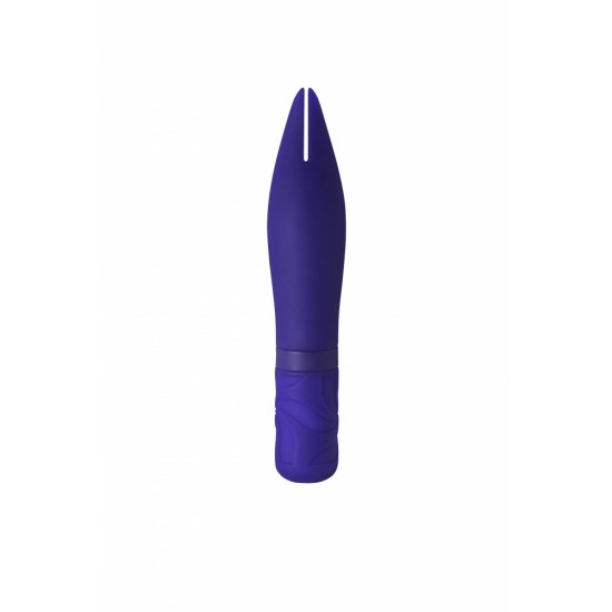 Синий мини-вибратор BonBon’s Powerful Spear - 15,2 см.