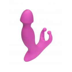 Розовый стимулятор простаты с усиками - 15 см. Розовый стимулятор простаты с усиками - 15 см.