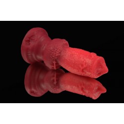 Красный фаллоимитатор Акита large - 27,5 см. Красный фаллоимитатор Акита large - 27,5 см.