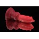 Красный фаллоимитатор Акита large - 27,5 см.