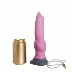 Розовый фаллоимитатор собаки Акита с эякуляцией - 25 см. Розовый фаллоимитатор собаки Акита с эякуляцией - 25 см.