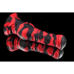 Красно-черный фаллоимитатор Пони large - 26 см. Красно-черный фаллоимитатор Пони large - 26 см.