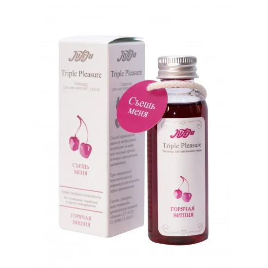 Эликсир Triple Pleasure Горячая вишня - 65 гр. 10241JULEJU Эликсир Triple Pleasure Горячая вишня - 65 гр. 10241JULEJU