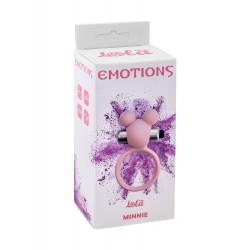Розовое эрекционное виброколечко Emotions Minnie Light pink