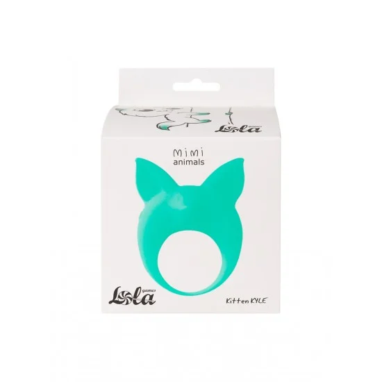 Зеленое эрекционное кольцо Kitten Kyle 7000-01lola Зеленое эрекционное кольцо Kitten Kyle 7000-01lola
