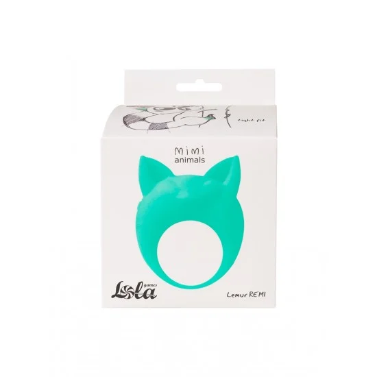 Зеленое эрекционное кольцо Lemur Remi 7000-05lola