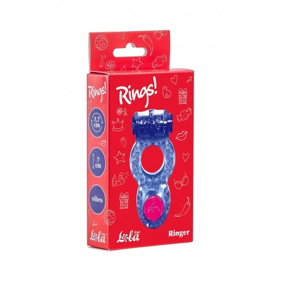 Фиолетовое эрекционное кольцо Rings Ringer 0114-71Lola Фиолетовое эрекционное кольцо Rings Ringer 0114-71Lola