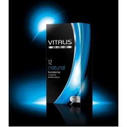Презервативы VITALIS PREMIUM №12 natural - классические (ширина 53mm)