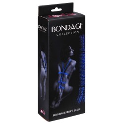 Синяя веревка Bondage Collection Blue - 9 м. Синяя веревка Bondage Collection Blue - 9 м.