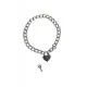 Серебристый ошейник Embrace с ключиком 1093-01lola Серебристый ошейник Embrace с ключиком 1093-01lola