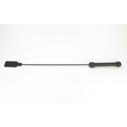 Чёрный кожаный стек - 77 см. Чёрный кожаный стек - 77 см.