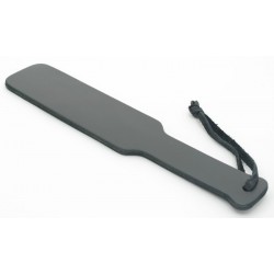 Чёрная кожаная шлепалка - 30 см. Чёрная кожаная шлепалка - 30 см.