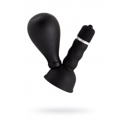 Вибромассажер для сосков Black & Red by TOYFA с грушей, ABS пластик, чёрный, 8,2 см Вибромассажер для сосков Black & Red by TOYFA с грушей, ABS пластик, чёрный, 8,2 см