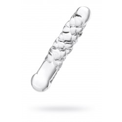 Накопитель Двусторонний фаллоимитатор Sexus Glass, стекло, прозрачный, 16 см Накопитель Двусторонний фаллоимитатор Sexus Glass, стекло, прозрачный, 16 см