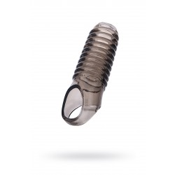 Насадка ToyFa XLover, для увеличения размера, TPE, черная прозрачная, 11 см Насадка ToyFa XLover, для увеличения размера, TPE, черная прозрачная, 11 см