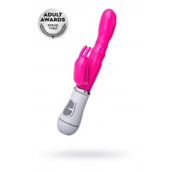 Вибратор с клиторальным стимулятором TOYFA A-Toys, TPE, розовый, 20 см Вибратор с клиторальным стимулятором TOYFA A-Toys, TPE, розовый, 20 см