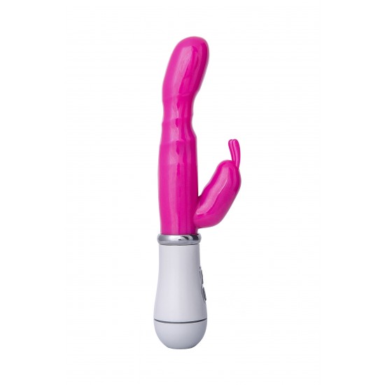 Вибратор с клиторальным стимулятором TOYFA A-Toys, TPE, розовый, 20 см