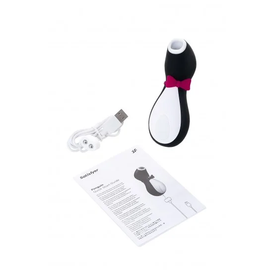 Вакуум-волновой бесконтактный стимулятор клитора Satisfyer Pro Penguin NG, силикон, черный, 11,5 см. J2018-8N-P Вакуум-волновой бесконтактный стимулятор клитора Satisfyer Pro Penguin NG, силикон, черный, 11,5 см. J2018-8N-P