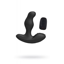 Стимулятор простаты Levett Caesar с вращающейся головкой, силикон, черный, 13 см Стимулятор простаты Levett Caesar с вращающейся головкой, силикон, черный, 13 см