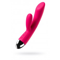 Вибратор Svakom Trysta с подвижным шариком для точки G, силикон, розовый, 18,6 см Вибратор Svakom Trysta с подвижным шариком для точки G, силикон, розовый, 18,6 см