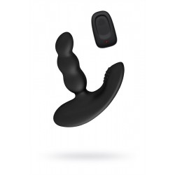 Стимулятор простаты Levett Nitoc, силикон, черный, 12,5 см