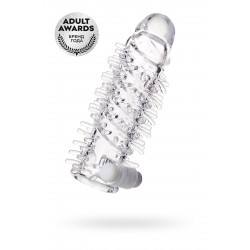 Насадка на пенис TOYFA A-Toys Fril с вибропулей, TPR, прозрачная, 13,4 см Насадка на пенис TOYFA A-Toys Fril с вибропулей, TPR, прозрачная, 13,4 см