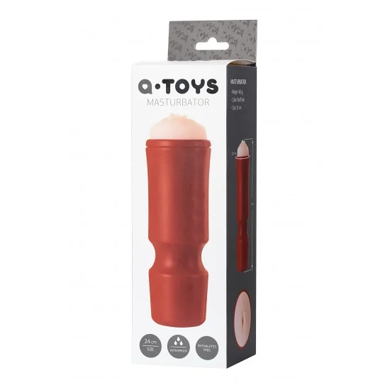 Мастурбатор вагина TOYFA A-Toys Denna, TPE, красный, 24 см 763004 Мастурбатор вагина TOYFA A-Toys Denna, TPE, красный, 24 см 763004