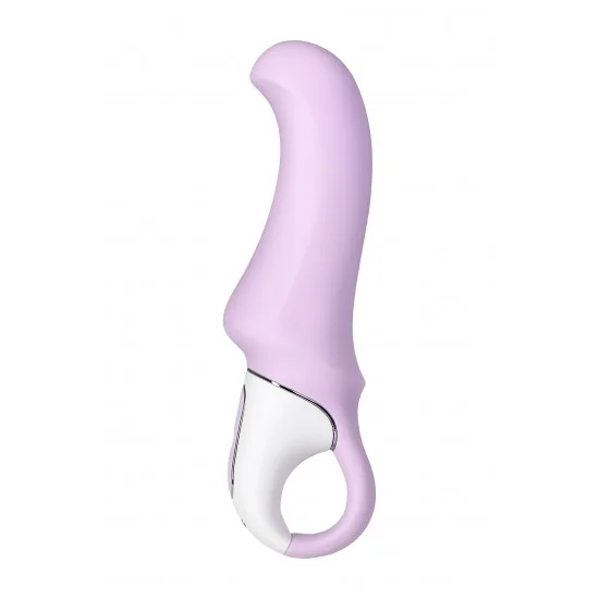 Нереалистичный вибратор Satisfyer Vibes Charming Smile, силикон, фиолетовый, 18,7 см. J6426-V Нереалистичный вибратор Satisfyer Vibes Charming Smile, силикон, фиолетовый, 18,7 см. J6426-V
