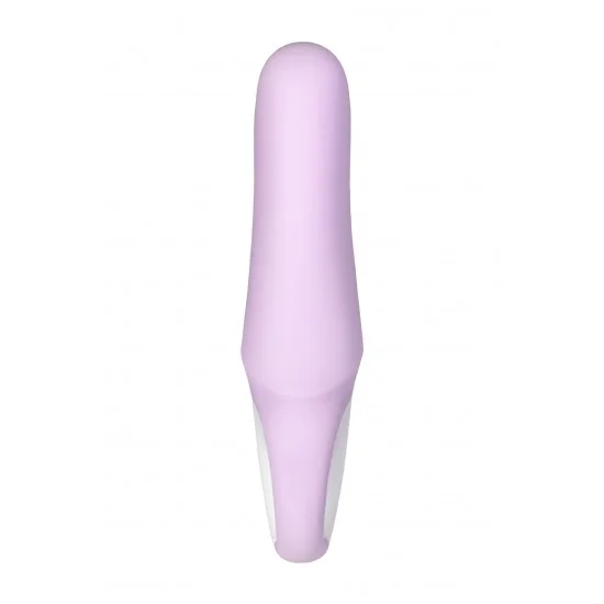 Нереалистичный вибратор Satisfyer Vibes Charming Smile, силикон, фиолетовый, 18,7 см. J6426-V Нереалистичный вибратор Satisfyer Vibes Charming Smile, силикон, фиолетовый, 18,7 см. J6426-V