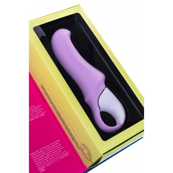 Нереалистичный вибратор Satisfyer Vibes Charming Smile, силикон, фиолетовый, 18,7 см.