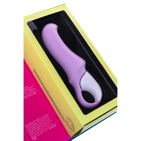Нереалистичный вибратор Satisfyer Vibes Charming Smile, силикон, фиолетовый, 18,7 см. J6426-V Нереалистичный вибратор Satisfyer Vibes Charming Smile, силикон, фиолетовый, 18,7 см. J6426-V