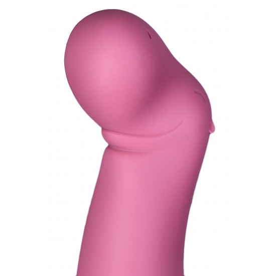 Нереалистичный вибратор Satisfyer Vibes Petting Hippo, силикон, красный, 22,9 см.