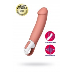 Нереалистичный вибратор Satisfyer Vibes Master, силикон, бежевый, 23,5 см. Нереалистичный вибратор Satisfyer Vibes Master, силикон, бежевый, 23,5 см.