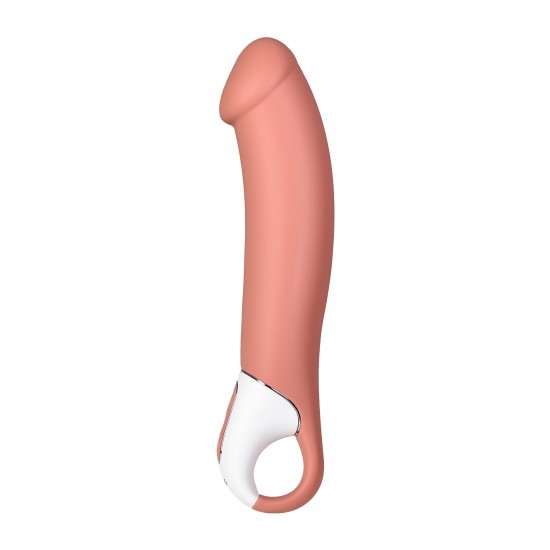 Нереалистичный вибратор Satisfyer Vibes Master, силикон, бежевый, 23,5 см.