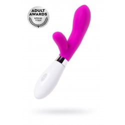 Вибратор с клиторальным стимулятором TOYFA A-Toys Mady, силикон, розовый, 20,4 см Вибратор с клиторальным стимулятором TOYFA A-Toys Mady, силикон, розовый, 20,4 см