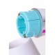 Вибратор с клиторальным стимулятором Штучки-дрючки, силикон, розовый, 20,4 см